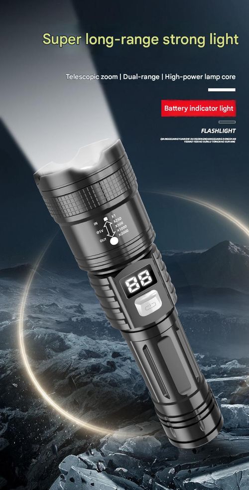 P50 Super Long-Range Flashlight | Nighttime Safety & Outdoor Essential!