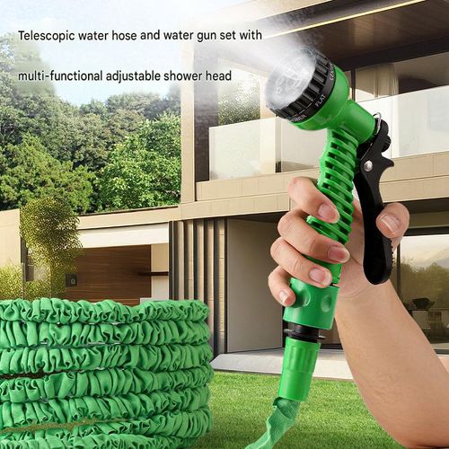 High-Pressure Expandable Hose Set | Make Car Washing Easier!