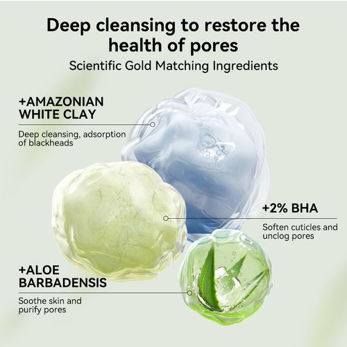 LANBENA Blackheads & Whiteheads Removal Kit for Clear, Radiant Skin: Facial Exfoliating Power, Acne Deep Cleansing, 30g Clay Mask, and Nasal Strips for a Fresh-Faced Glow! Skincare