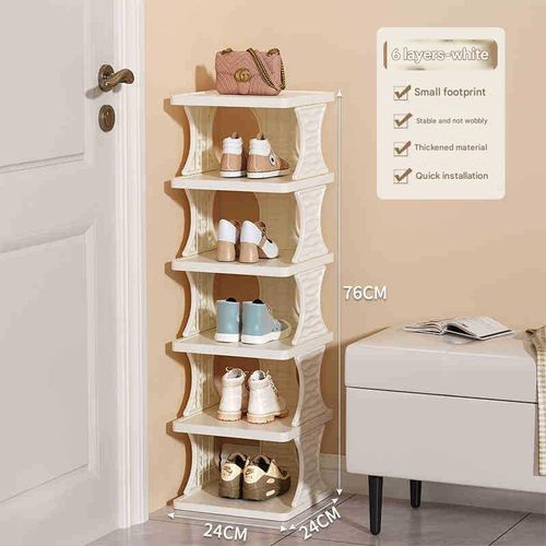 Modular Shoe Rack! Adjustable Tiers—Holds Shoes for the Whole Family.