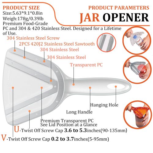 🔥 Universal Jar Opener | Effortlessly open stubborn lids