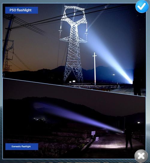 P50 Super Long-Range Flashlight | Nighttime Safety & Outdoor Essential!