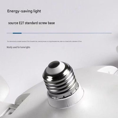 E27 LED Ceiling Fan Light | Quiet Cooling Fan & Energy Saving Lamp