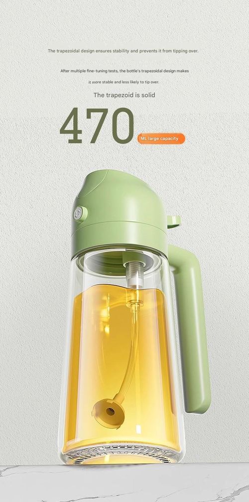 Dual-Function Glass Oil Dispenser (Spray & Pour)