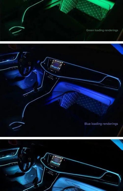 Exclusive Supply: New 3-Meter EL Cold Light Wire with Edge—Clip-in Interior Ambient Lighting Strip & LED Light Strip for Automobiles