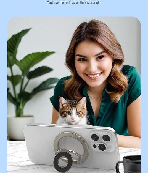 3-in-1 Magnetic Phone Ring Stand – Foldable Phone Grip & Desktop Holder