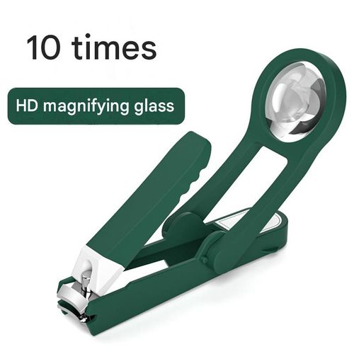 Anti Splash Nail Clipper Set With Magnifying Glass | Senior Nail Cutter