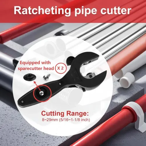 Cuts in a Single Snip! Rapid Pipe Cutter