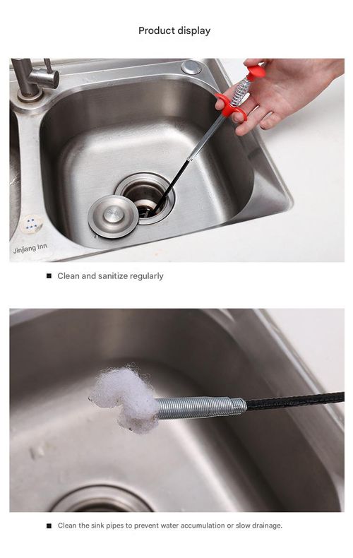 Clogged drain? No need to call a plumber—one pull and it's clear!