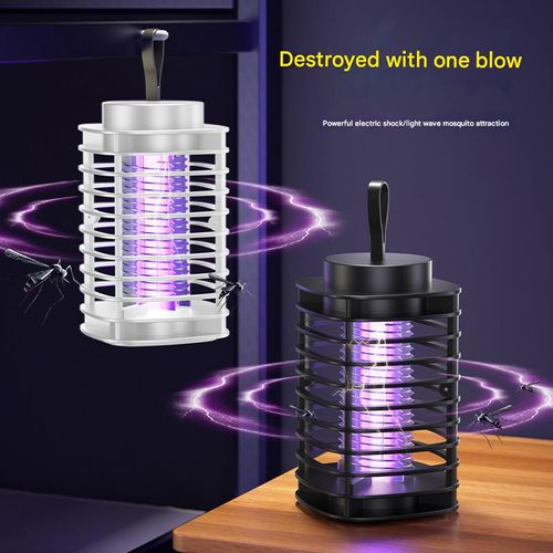 Portable Outdoor Electric Mosquito Zapper — Compact Desktop Mosquito Lamp for Home & Bedroom Use