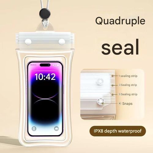 Waterproof Mobile Phone Pouch With Neck Strap