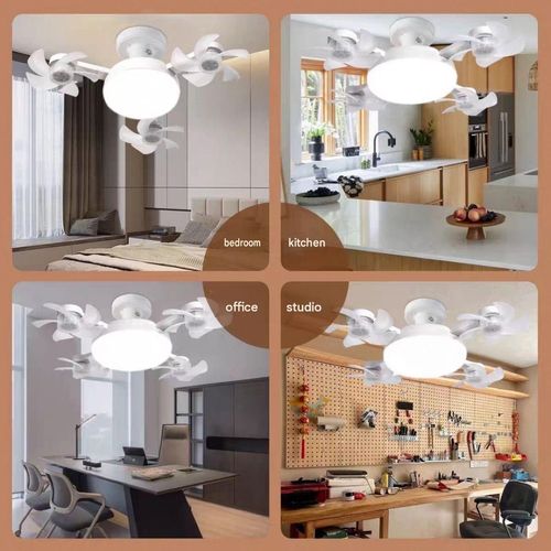 E27 LED Ceiling Fan Light | Quiet Cooling Fan & Energy Saving Lamp