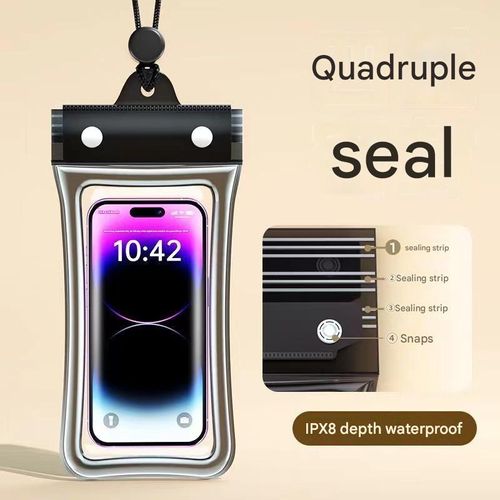 Waterproof Mobile Phone Pouch With Neck Strap