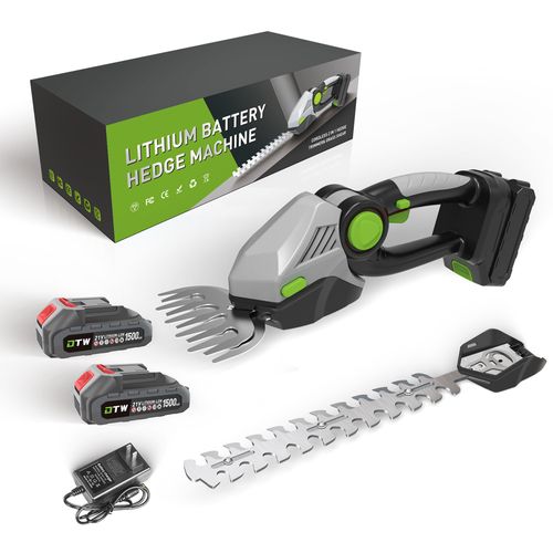 Electric Mini Hedge Trimmer & Grass Shear — Cordless Handheld Tool for Home Gardening and Landscaping Maintenance