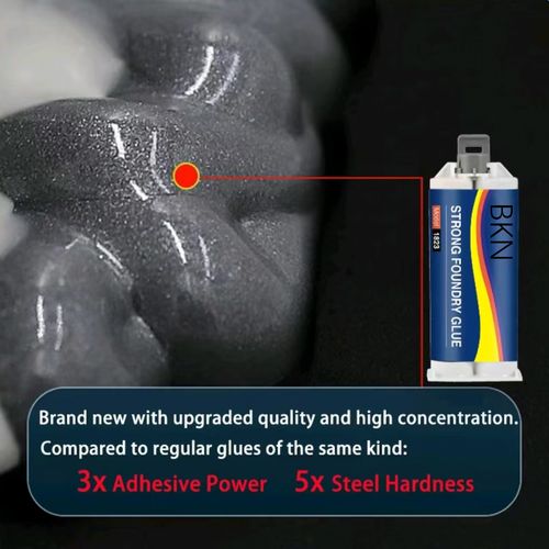 Metal Casting Adhesive — AB Repair Agent for Castings: Waterproof Metal Sealant for Stainless Steel, Copper, and Aluminum