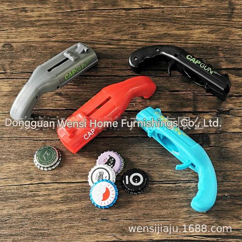 Wholesale Pistol-Style Bottle Opener — Beer Cap Gun & Cap Launcher