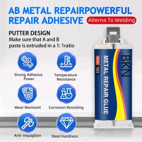 Metal Casting Adhesive — AB Repair Agent for Castings: Waterproof Metal Sealant for Stainless Steel, Copper, and Aluminum