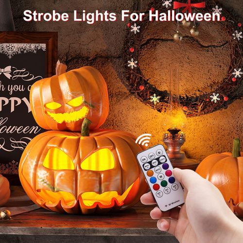 Wireless Motorcycle Warning Light | RGB Remote Control Night Safety Light