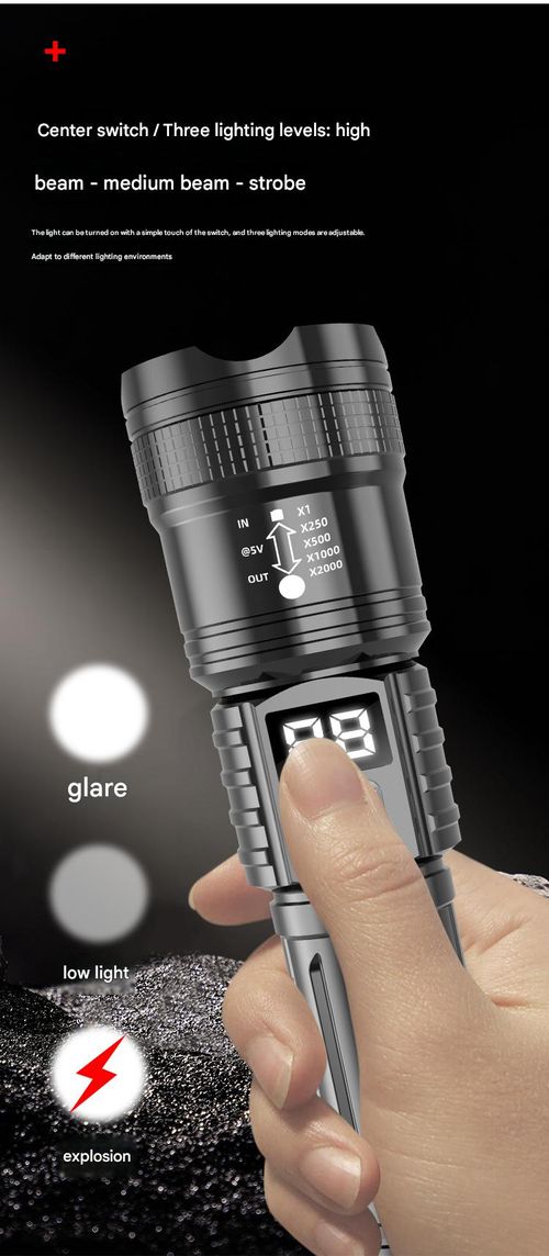 P50 Super Long-Range Flashlight | Nighttime Safety & Outdoor Essential!