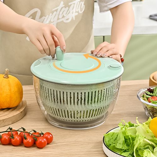 Multifunction Vegetable Spinner | Salad Dryer Cutter & Kitchen Drain Basket