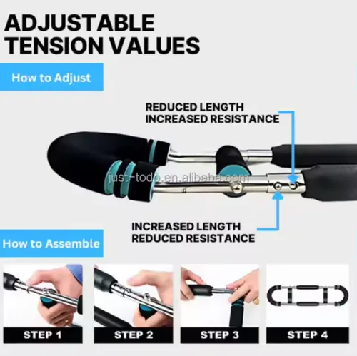 Arm Trainer Adjustable Chest Expander Arm Exerciser Shoulder Muscle Training Fitness Equipment Upper Body Strength Machine