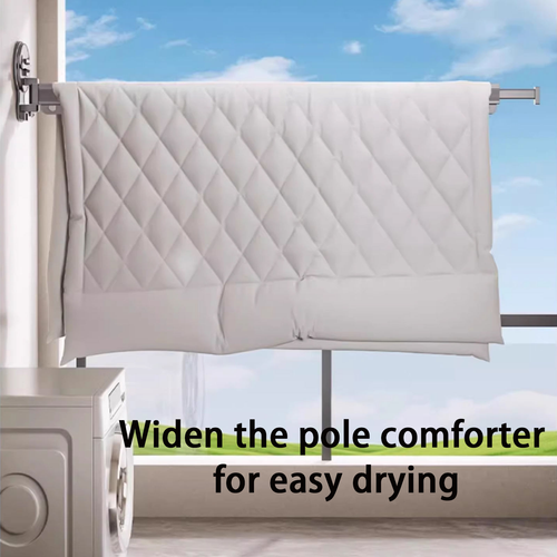 *Ready to use * Suction Cup Wall Mount Folding Clothes Drying Rack💥