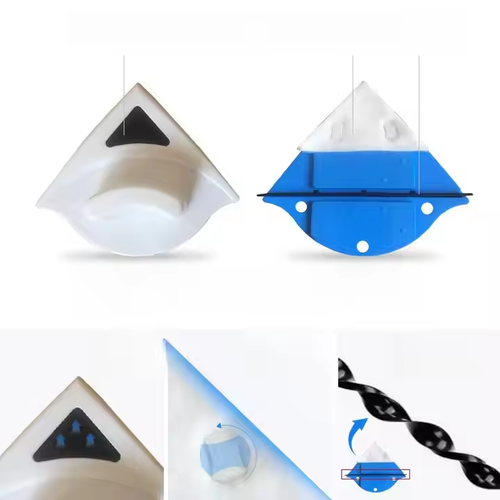 Professional Magnetic Window Cleaner Double-Sided Glass Wiper