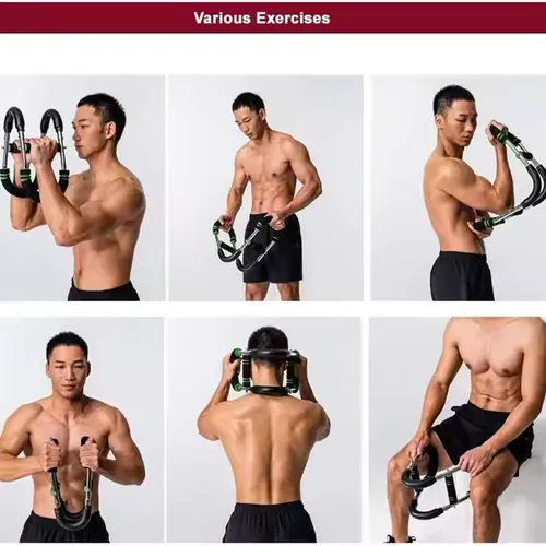 Arm Trainer Adjustable Chest Expander Arm Exerciser Shoulder Muscle Training Fitness Equipment Upper Body Strength Machine