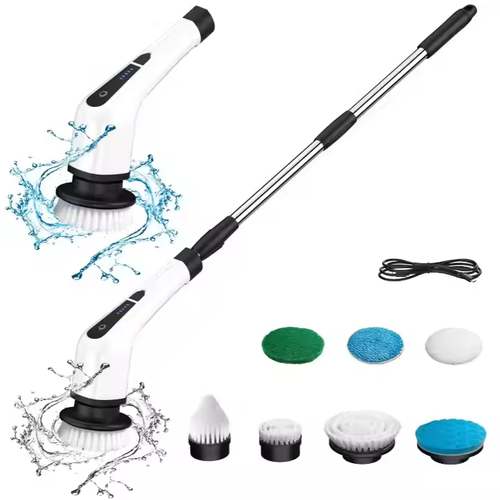 Kitchen Cleaning Brush 7 in 1 Cleaner Bathroom Clean Extension Handle Portable Cleaning Brush