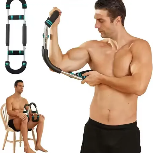 Arm Trainer Adjustable Chest Expander Arm Exerciser Shoulder Muscle Training Fitness Equipment Upper Body Strength Machine