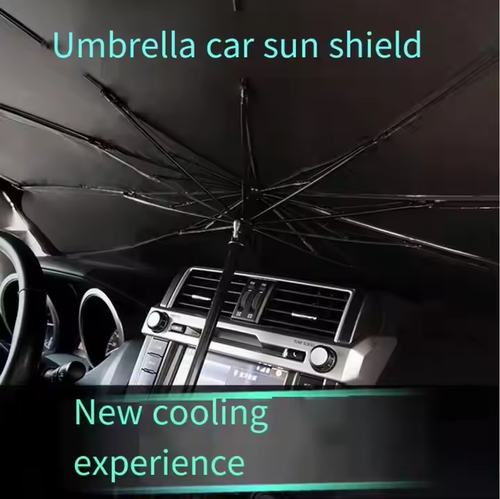 Car Umbrella Sunscreen Heat Insulation Sunshade Windshield Sunshade Hood Car Front Gear