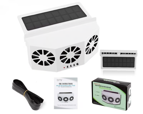 Car Solar Powered Window Exhaust Fan