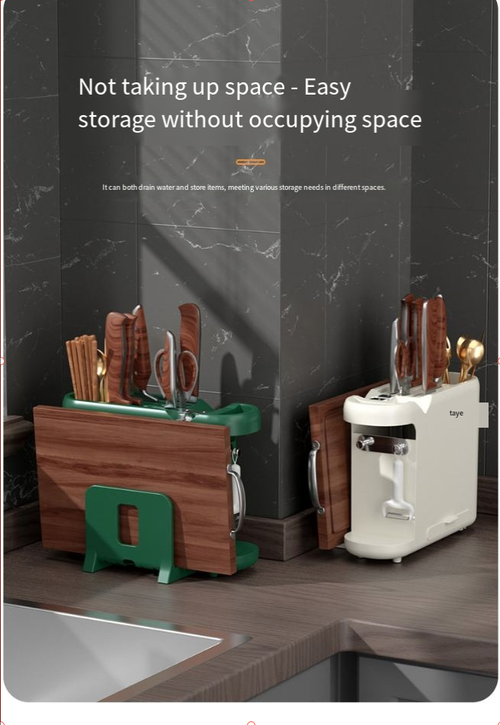 High Quality Multi Function Space Saving Kitchen Knife Storage Rack