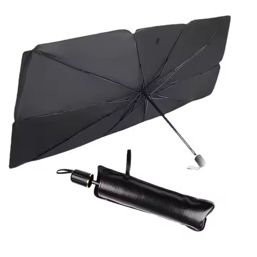 Car Umbrella Sunscreen Heat Insulation Sunshade Windshield Sunshade Hood Car Front Gear