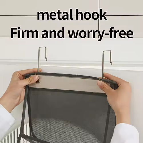 6Layers Transparent Hanging Organizers for Doors Fabric Storage Bag with Hanger Underwear Socks Clothes Toys Storage Organizer