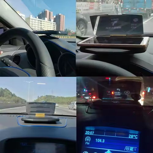 THE BEST HEAD-UP DISPLAY FOR ANY CAR  HUD navigation,Wireless charging