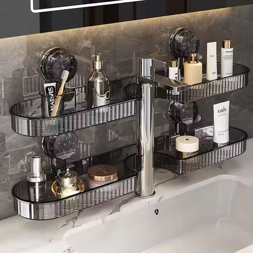 Hanging Wall Shelf for Home Organization Convenient Bathroom Storage Rack or Living Room Tool Use