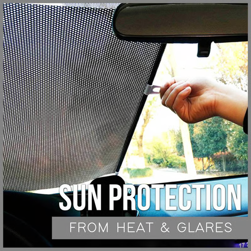 Telescopic Car Window Shade 50*125MM