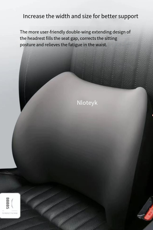 Car Headrest Lumbar Support Car Neck Pillow Waist Cushion Driver Seat Backrest Car Cushion Driving Lumbar Support Waist Support