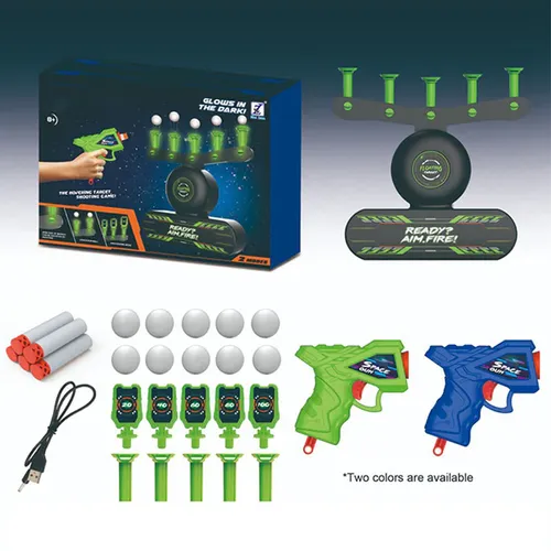 🎉 Sale 50%OFF🎁Glow-in-the-Dark Shooting Target Practice Kids Shooting Toy Gun Set