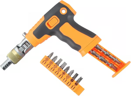 🔥 Portable Ratchet Screwdriver Set with Magnetic Handle 🛠️