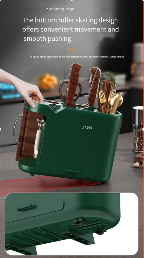 High Quality Multi Function Space Saving Kitchen Knife Storage Rack