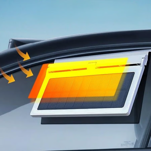 Car Solar Powered Window Exhaust Fan