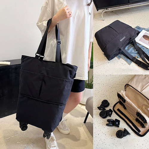 ⌛Large Capacity Universal Wheel Waterproof Dry Wet Separation Travel Bag