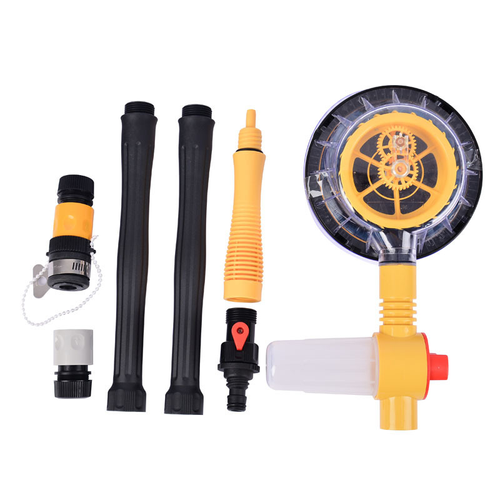 Long Handle Automatic Rotary Car Wash Foam Brush Premium Accessory