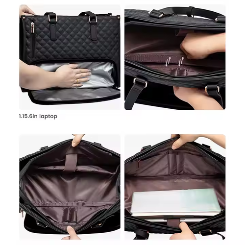 2025 Custom Casual Ladies Shoulder Bags Luxury Insulated Cooler Bags School Travel 15.6in Laptop Handbags Bag for Women
