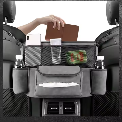 Fashion Central Control Storage Multi-functional Purse Holder Bottle Holder Tissue Box Handbag Holder Seat Back Storage Bag
