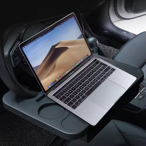Multifunctional steering wheel dining table