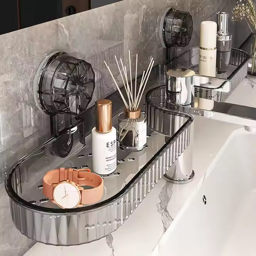 Hanging Wall Shelf for Home Organization Convenient Bathroom Storage Rack or Living Room Tool Use
