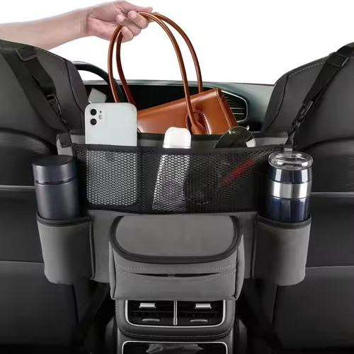 Fashion Central Control Storage Multi-functional Purse Holder Bottle Holder Tissue Box Handbag Holder Seat Back Storage Bag